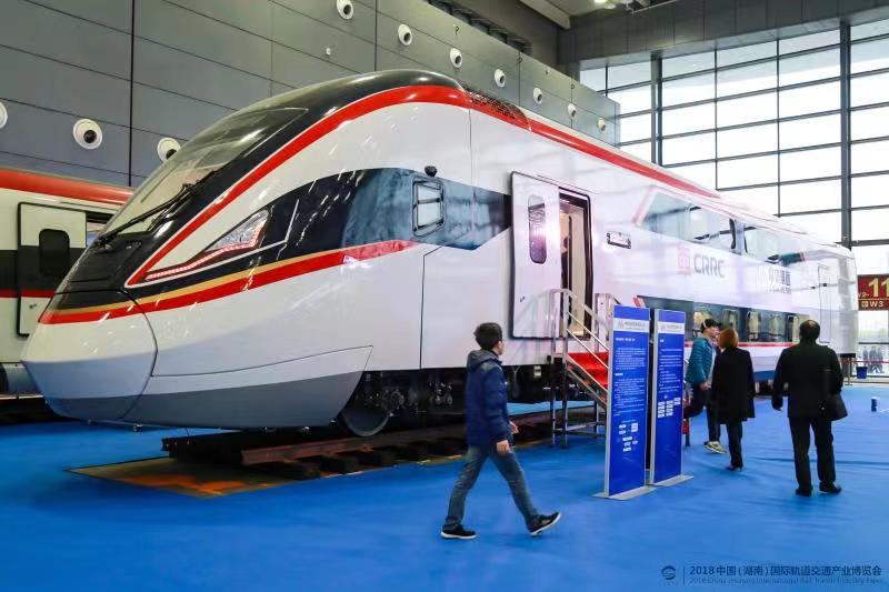Double-decker bullet train makes debut in Changsha