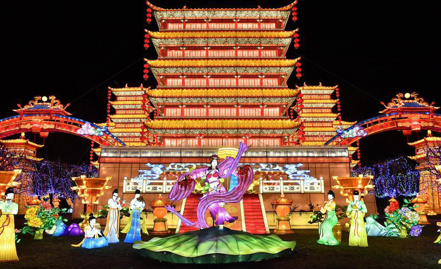 Chinese lanterns presented in France