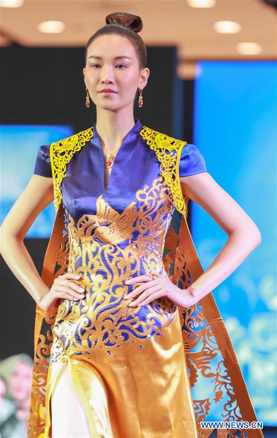 Creation by Chinese designers presented during 1st Thai Silk Int'l Fashion Week