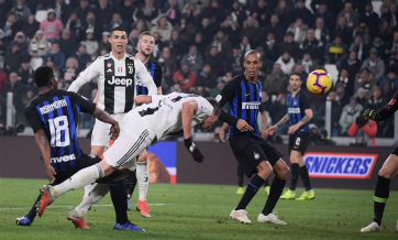 FC Juventus beats Inter Milan 1-0 during Serie A soccer match