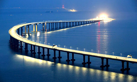 HK-Zhuhai-Macau Bridge wins another int'l award