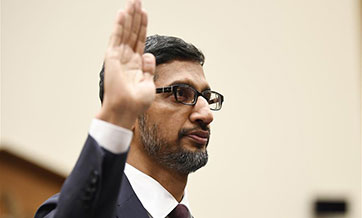 Google CEO attends hearing at U.S. House of Representatives