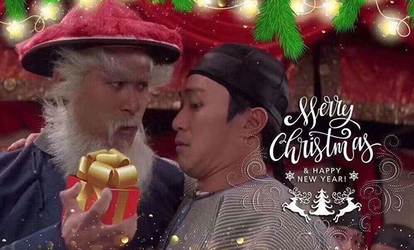 Chinese Santa Claus storms the internet