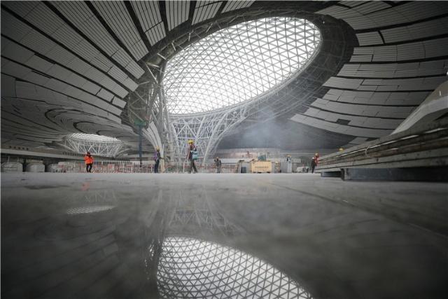 Construction of Beijing’s new airport moves closer to completion