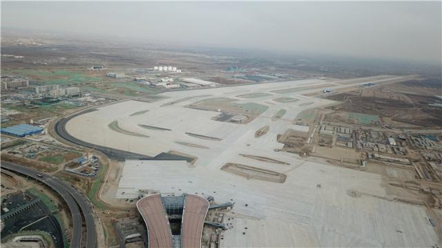 Construction of Beijing’s new airport moves closer to completion