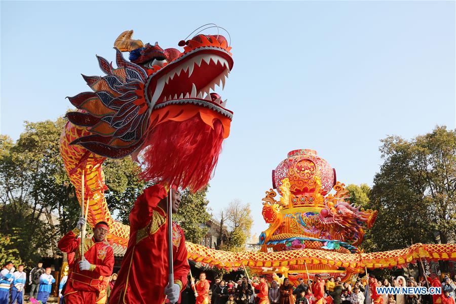 Shehuo celebration held for new year in Tai'erzhuang, China's Shandong