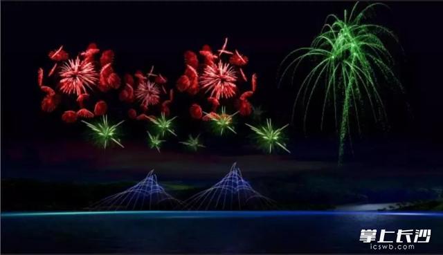 Changsha Fireworks Show Celebrates New Year 2019