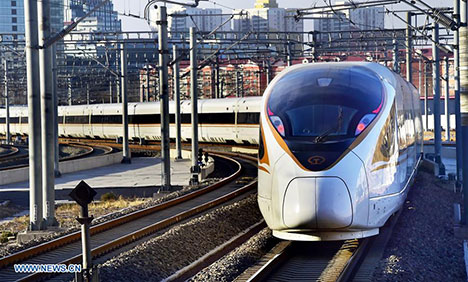 China to put into use new train diagram from Jan. 5