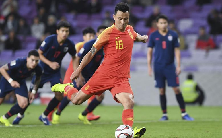 China overcome Thailand 2-1 in round of 16 of 2019 Asian Cup