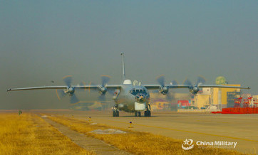 Special electronic warfare aircraft prepare for flight