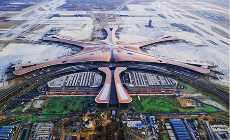 A glimpse of Beijing Daxing International Airport