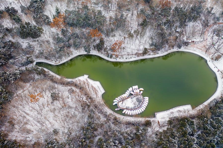 Snow scenery of tourism resorts across China