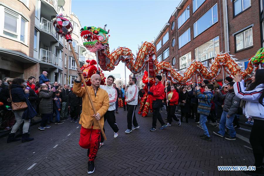 Activities featuring Chinese culture held to celebrate Chinese Lunar New Year in Netherlands
