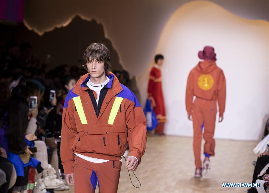 Li-Ning Fall/Winter 2019 collections staged at New York Fashion Week