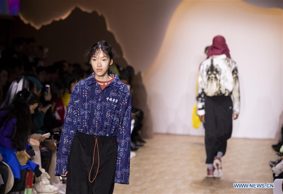 Li-Ning Fall/Winter 2019 collections staged at New York Fashion Week