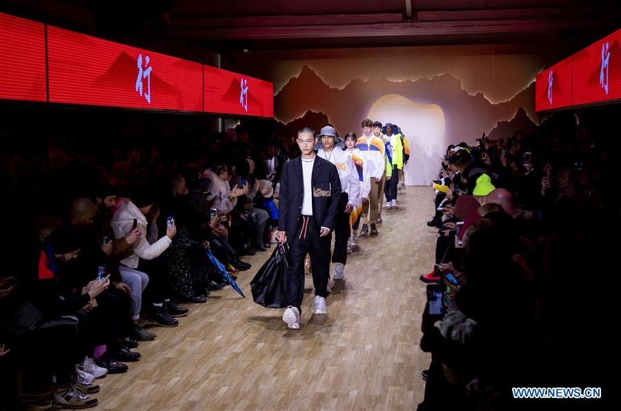 Li-Ning Fall/Winter 2019 collections staged at New York Fashion Week