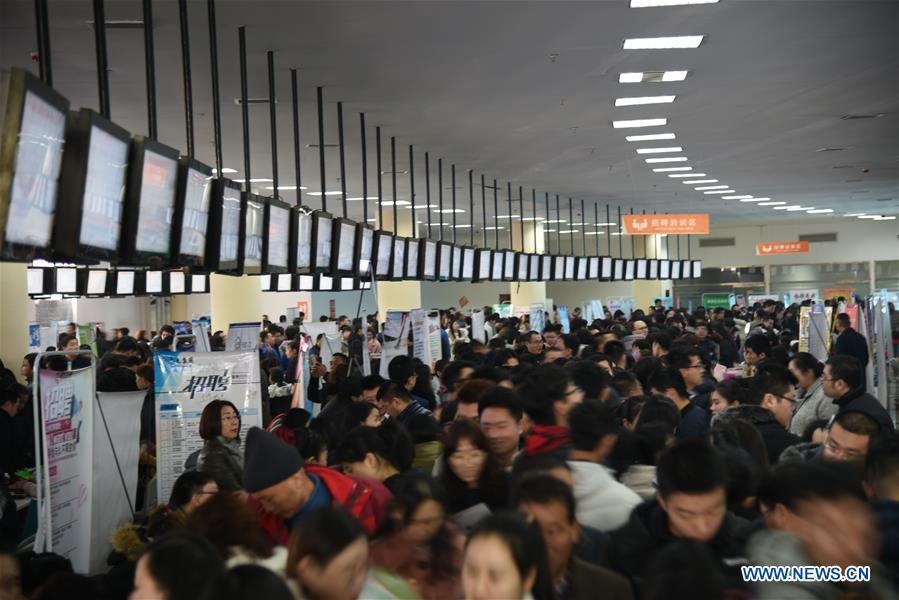 Job fairs held in China's multiple cities after Spring Festival