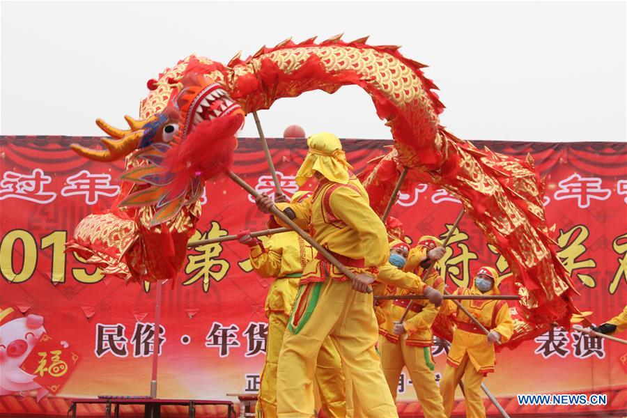 Highlights of temple fair in Handan, N China's Hebei