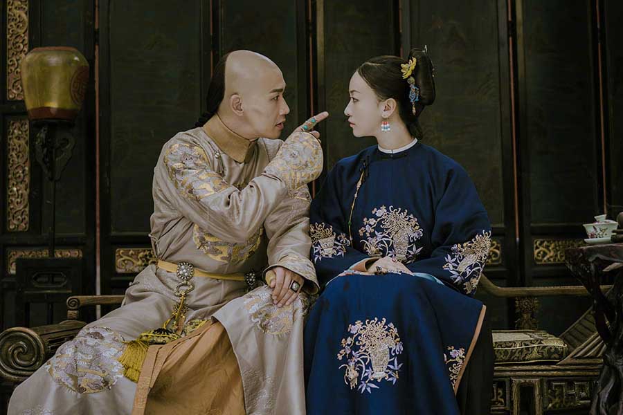 Romantic scenes from Chinese films and dramas