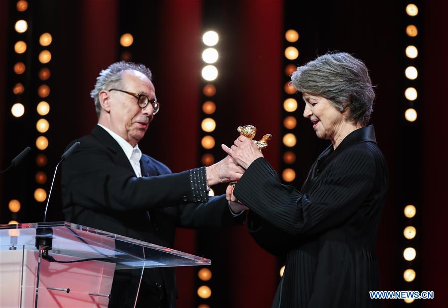 Charlotte Rampling wins Honorary Golden Bear prize for lifetime achievement at 69th Berlin Int'l Film Festival