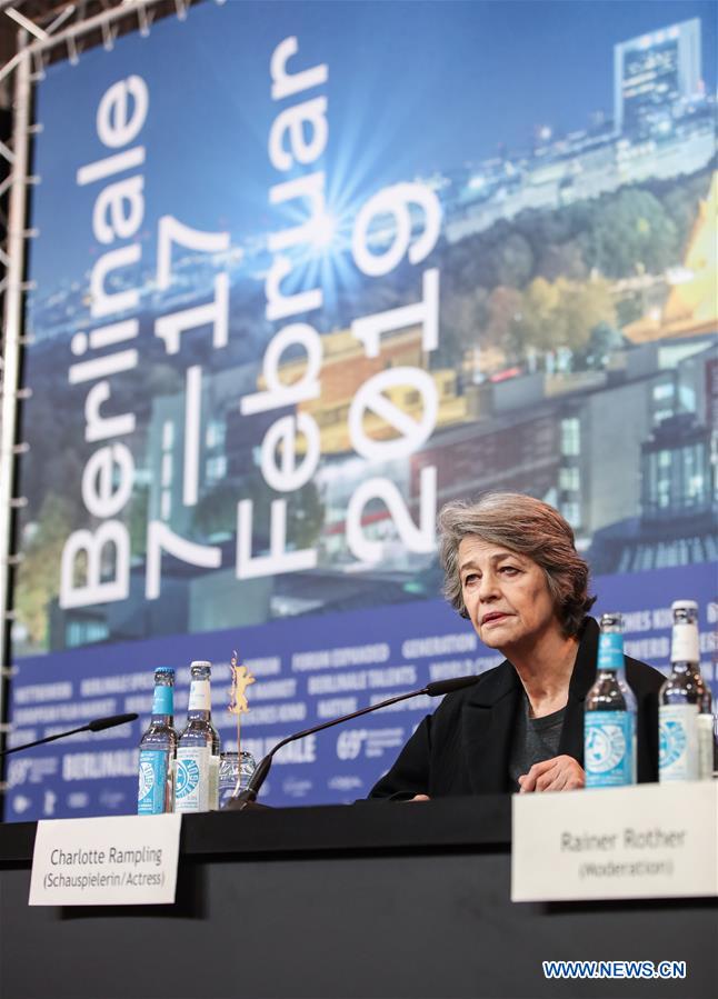 Charlotte Rampling wins Honorary Golden Bear prize for lifetime achievement at 69th Berlin Int'l Film Festival