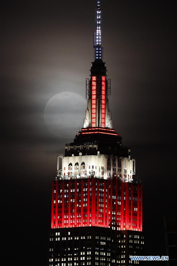 Full moon in New York