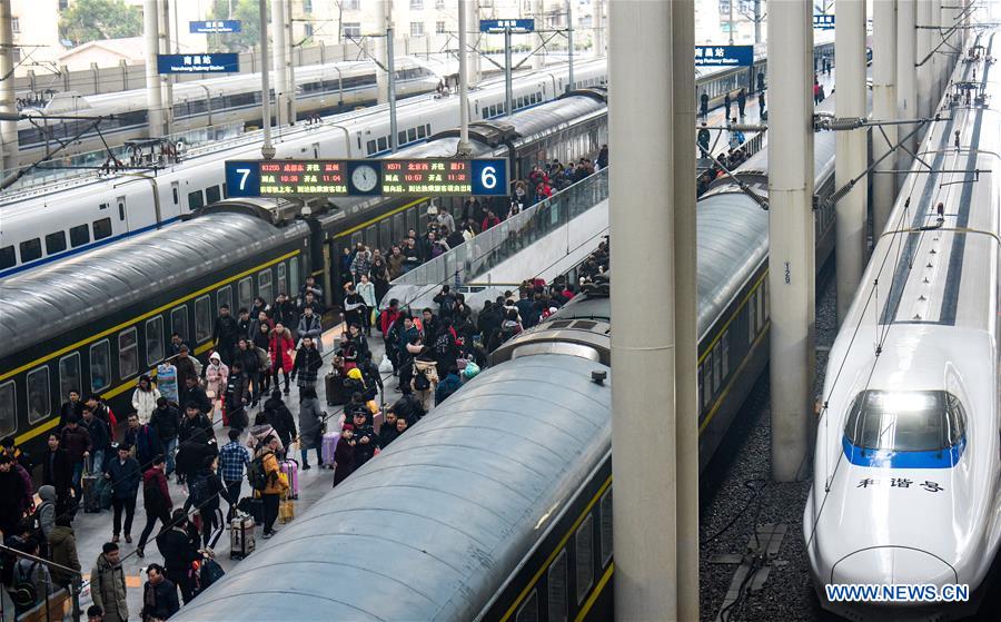 China's railways expected to face post-holiday travel peak over next few days
