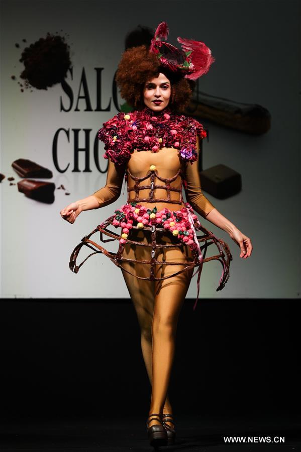 Opening show of 6th Brussels Chocolate Salon in Belgium