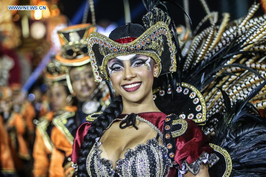 Carnival parade held in Sao Paulo, Brazil