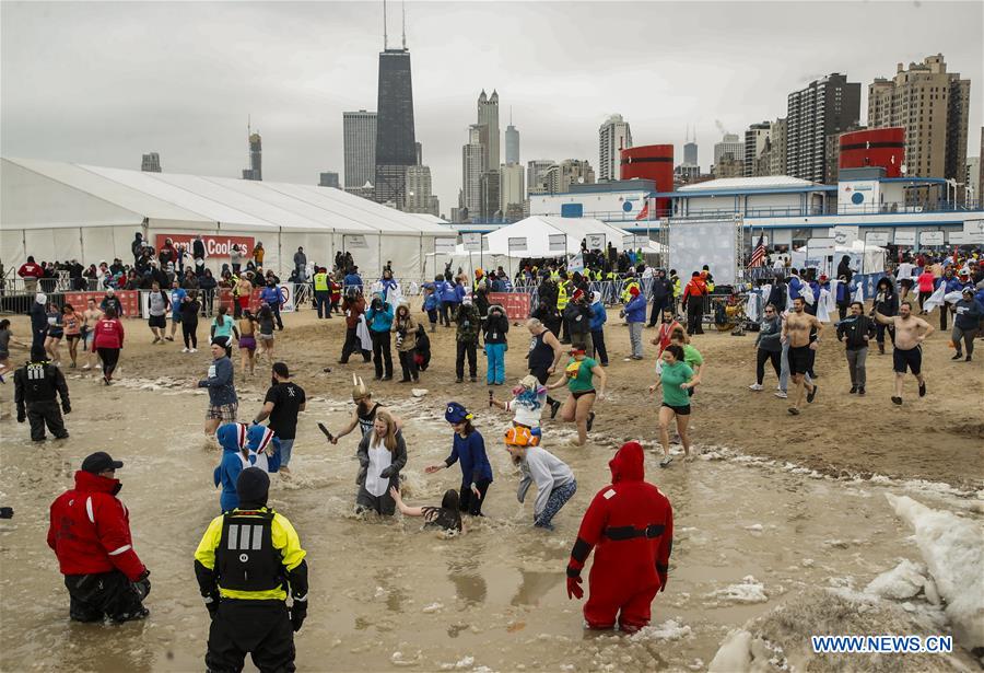 19th annual Chicago Polar Plunge held at North Avenue Beach