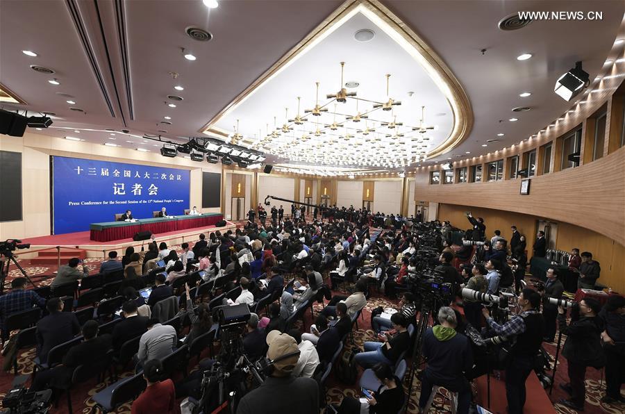 Press conference on country's battle against poverty held during NPC session