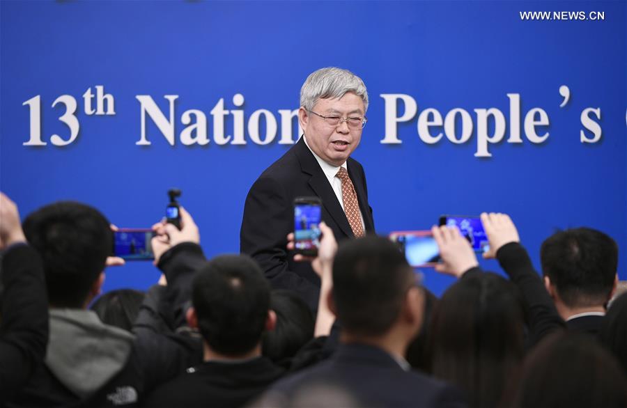 Press conference on country's battle against poverty held during NPC session