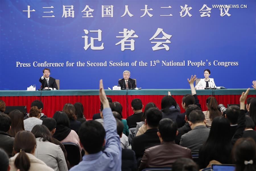 Press conference on country's battle against poverty held during NPC session