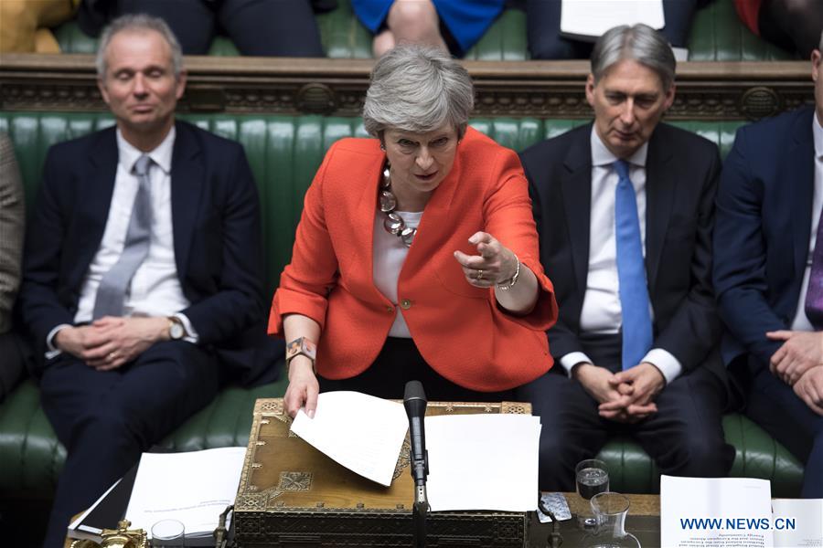 British PM's Brexit deal rejected by parliament again