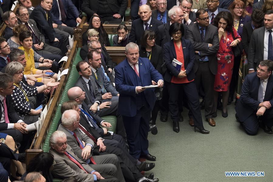 British PM's Brexit deal rejected by parliament again