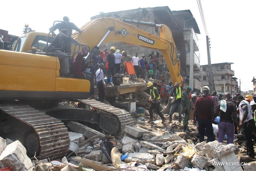 School building collapse in Nigeria kills at least 9, scores trapped