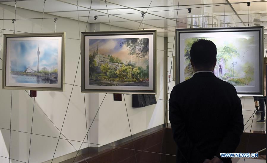 Art exhibition held to mark 20th anniversary of establishment of Macao SAR