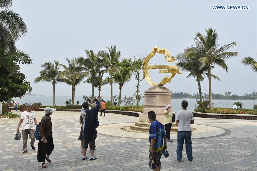 Scenery of permanent site of Boao Forum for Asia in China's Hainan