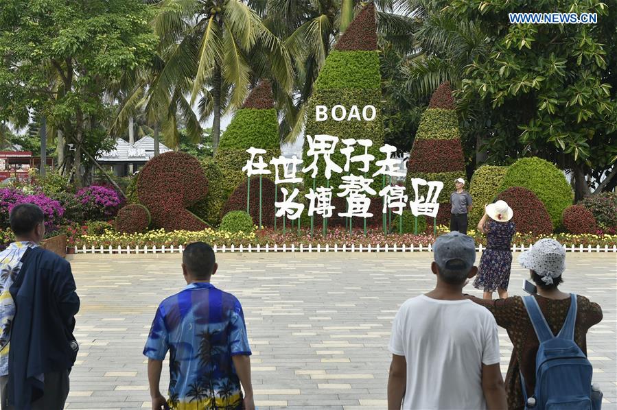 Scenery of permanent site of Boao Forum for Asia in China's Hainan