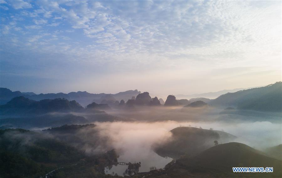 Scenery of Wuyi Mountain scenic spot in SE China's Fujian