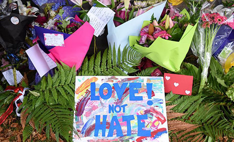 People mourn victims of Christchurch mosque attacks in N.Z.