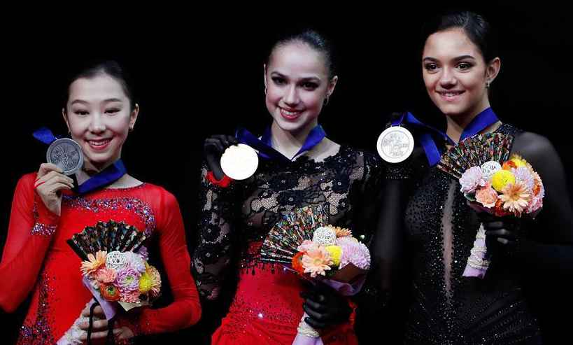 Russia's Zagitova wins ladies title at Saitama Worlds