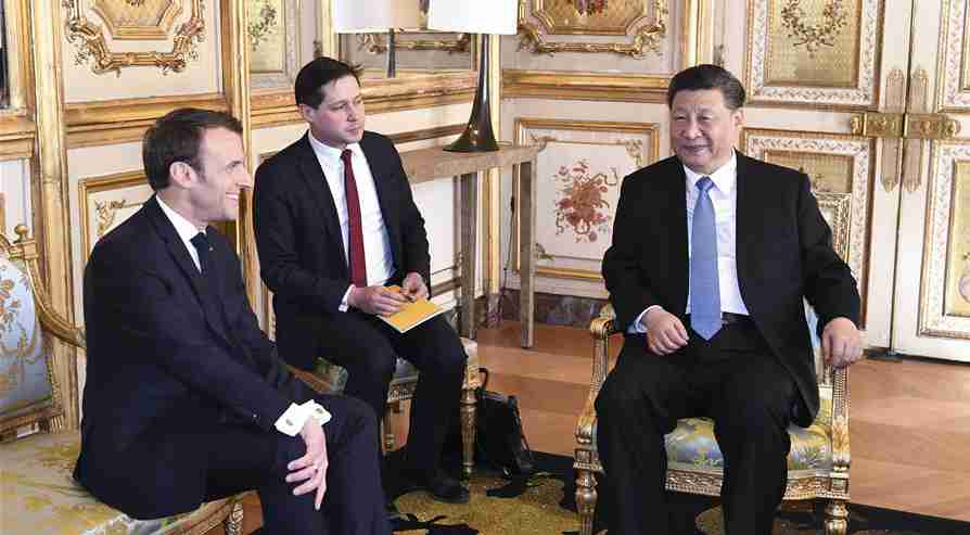 Xi, Macron agree to forge more solid, stable, vibrant China-France partnership