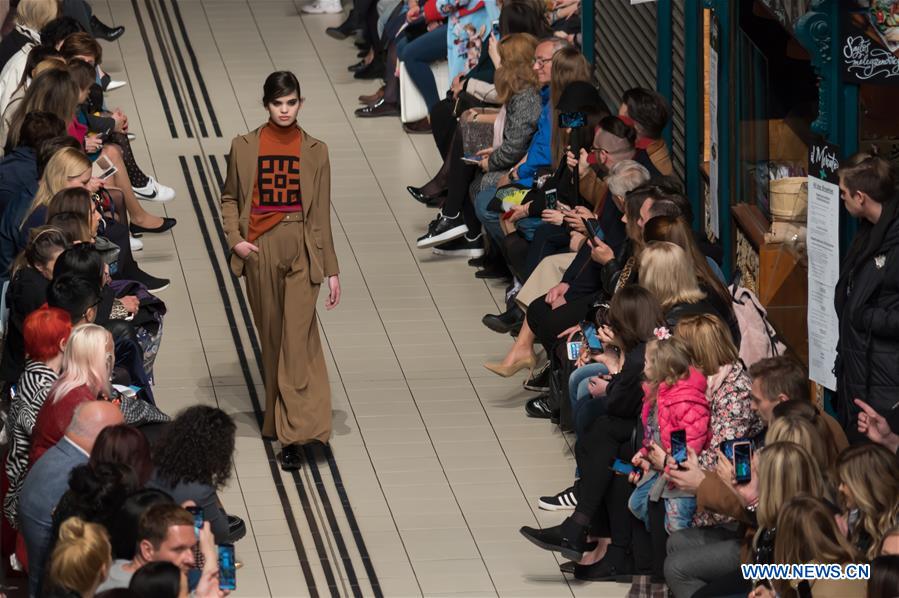 Fashion show held at Downtown Market in Budapest