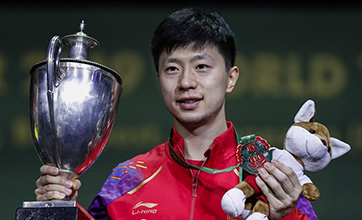 Ma Long claims third crown, a first in half a century