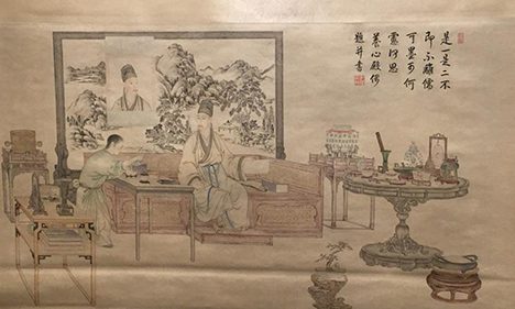 Emperor Qianlong's calligraphy on display in Beijing