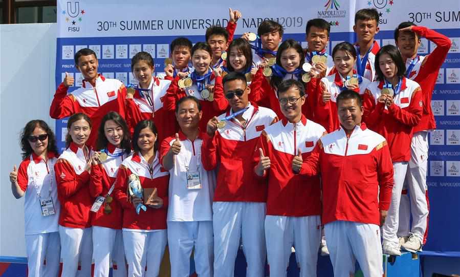 China wins men's and women's team classification gold medals at Universiade