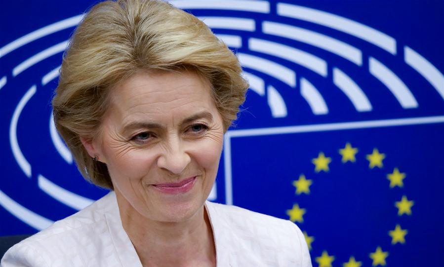 Von der Leyen becomes first female EU executive chief with narrow win