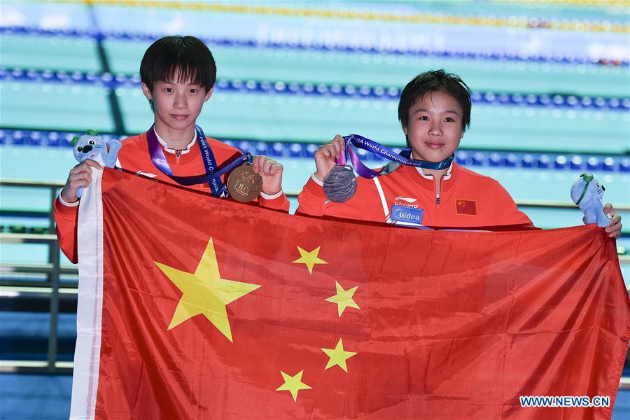 Chen wins women's 10m platform final at FINA World Championships