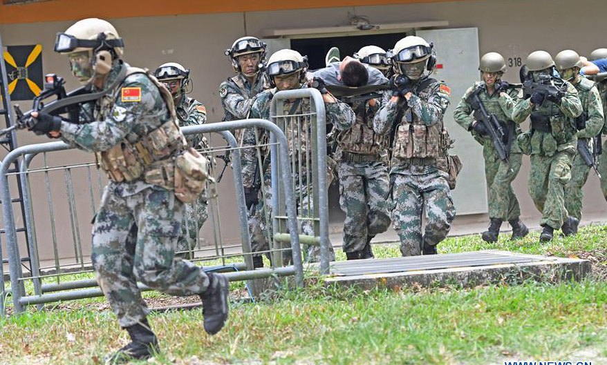 "Exercise Cooperation 2019" China-Singapore armies joint training ends in Singapore